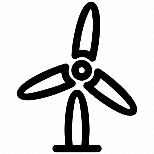 Windmill, power, energy, wind, turbine, environment icon - Download on Iconfinder