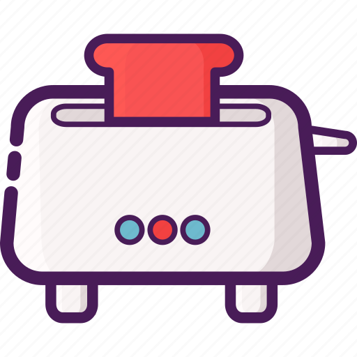 Bread, device, electronic, home, toaster icon - Download on Iconfinder