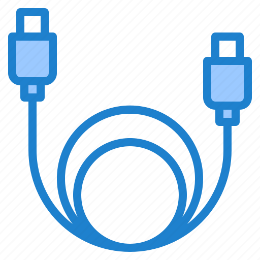 Cable, plug, connector, usb, power icon - Download on Iconfinder