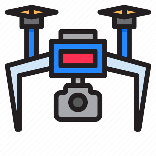 Drone, technology, copter, quadcopter, camera icon - Download on Iconfinder