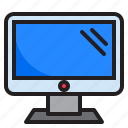 monitor, computer, screen, display, desktop