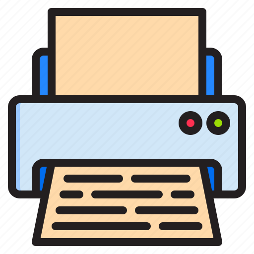 Printer, print, printing, paper, fax icon - Download on Iconfinder