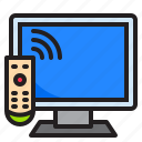 television, tv, screen, monitor, remote