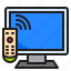 television, tv, screen, monitor, remote 