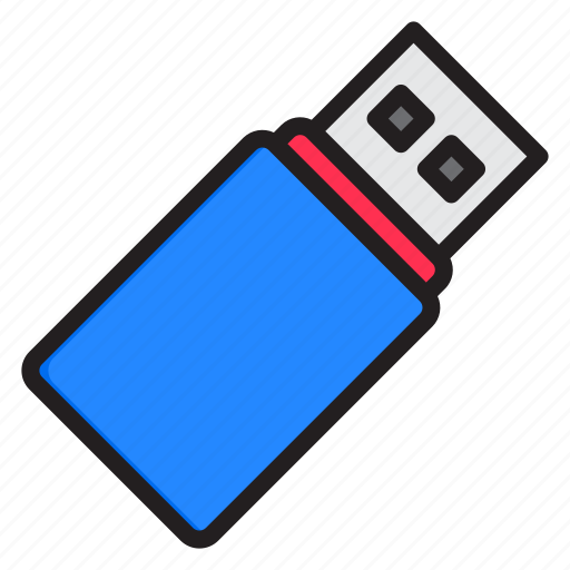Usb, drive, cable, flash, data icon - Download on Iconfinder