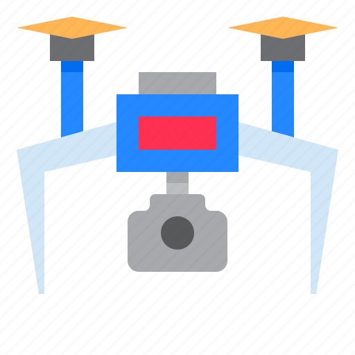 Drone, technology, copter, quadcopter, camera icon - Download on Iconfinder