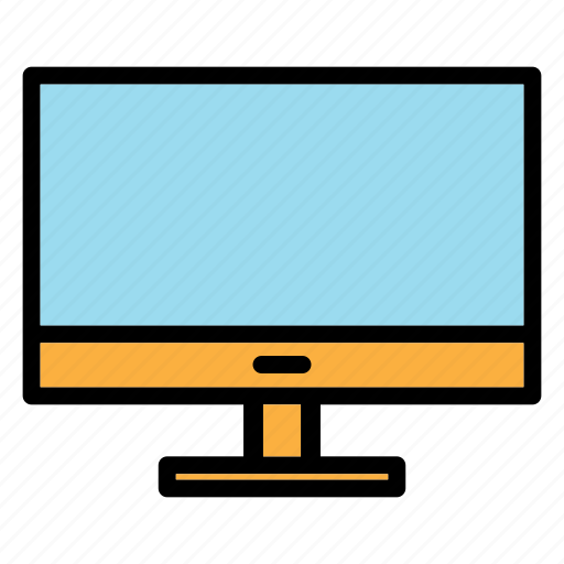 Tv, television, technology, display, screen, desktop, monitor icon - Download on Iconfinder
