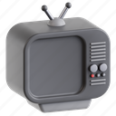 tv, television, old tv, vintage, electronic 