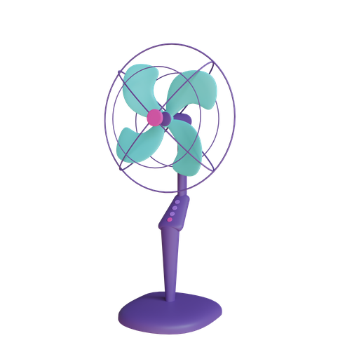 Fan, air, cooler, electronic, technology, blow, blower 3D illustration - Free download