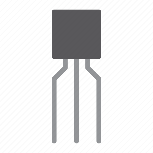 Component, electronic, npn, pnp, transistor icon - Download on Iconfinder
