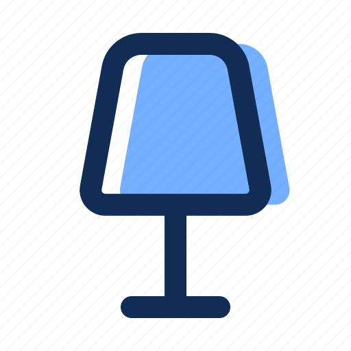 Desk, lamp, floor, table, light icon - Download on Iconfinder