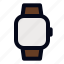 smartwatch, smart, watch, heart, rate, wristwatch, electronics, time, gadget 