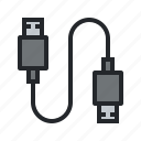 cable, usb, connector, plug