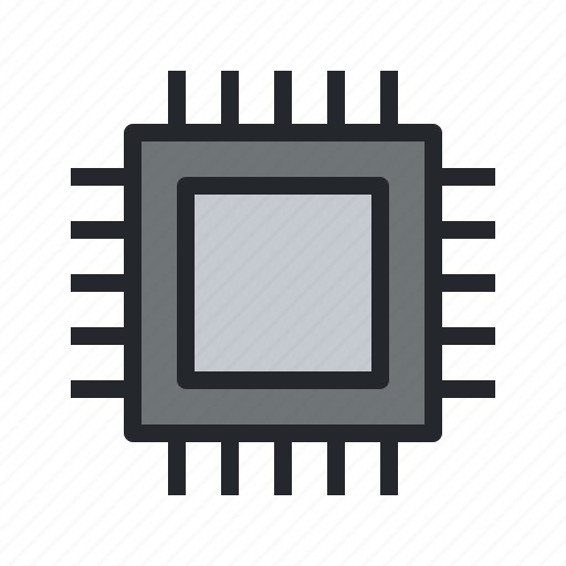 Processor, chip, microchip, cpu, hardware icon - Download on Iconfinder