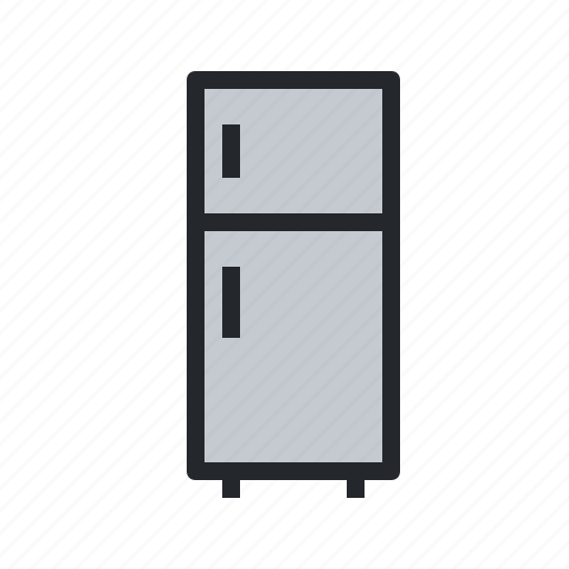 Refrigerator, fridge, freezer, kitchen icon - Download on Iconfinder