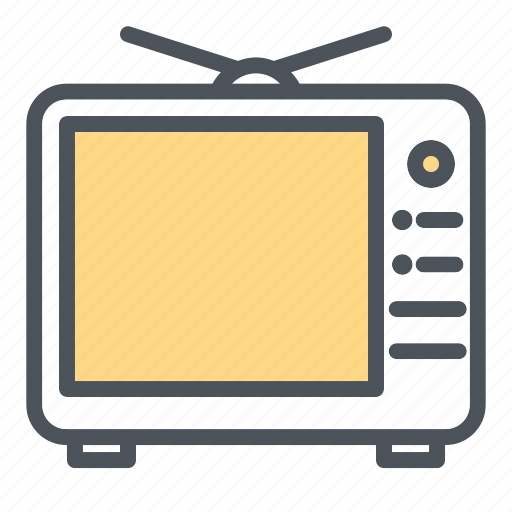 Devices, electronic, entertaiment, television, tv icon icon - Download on Iconfinder