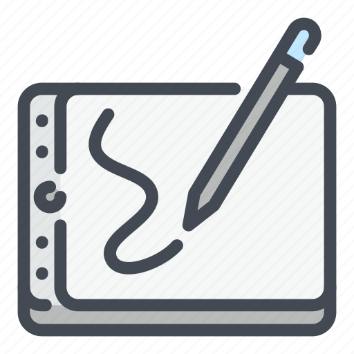 Graphics, tablet, draw, designer, creator, device icon - Download on Iconfinder
