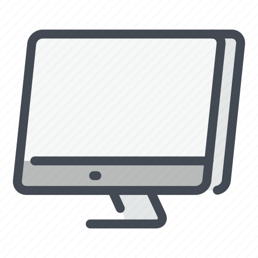 Computer, pc, monitor, display, screen, monoblock, desktop icon - Download on Iconfinder
