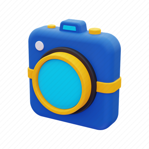 Camera, picture, photography, photo, gallery 3D illustration - Download on Iconfinder