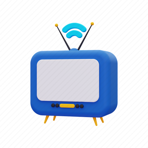 Television, tv, display, monitor, entertainment, film, movie 3D illustration - Download on Iconfinder