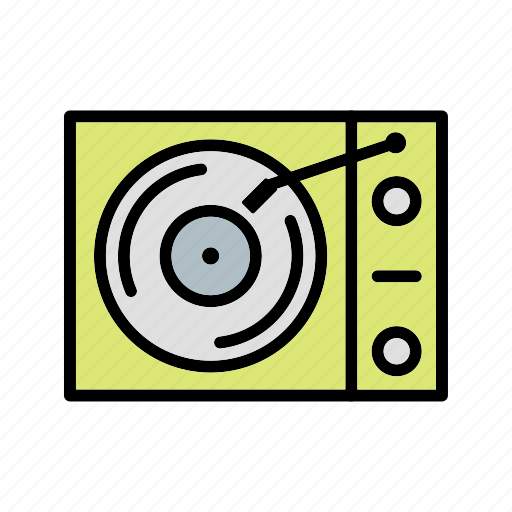 Vinyl player, music player, old music player icon - Download on Iconfinder