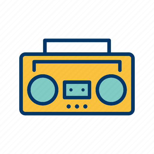 Audio tape, radio, music icon - Download on Iconfinder
