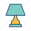 bulb, lamp, table lamp 