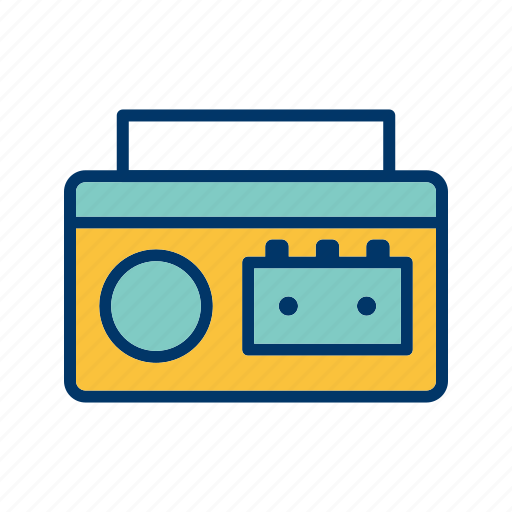 Cassette, cassette player, radio icon - Download on Iconfinder