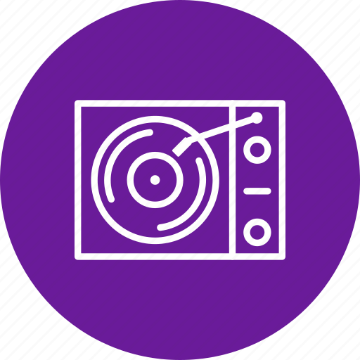 Vinyl player, music player, old music player icon - Download on Iconfinder