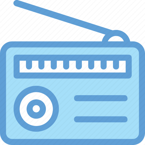 Media, old radio, radio, radio set, transmitter icon - Download on Iconfinder