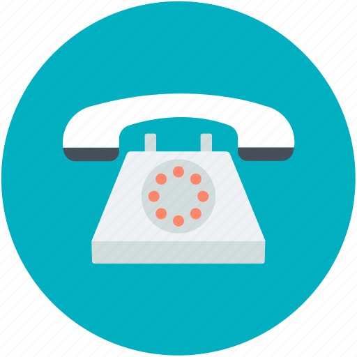 Communicate, dial, landline, retro phone, telecommunication, telephone, telephone set icon - Download on Iconfinder