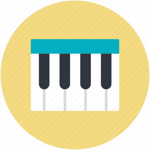 Electronic piano, musical keyboard, musical keys, piano keyboard, piano keys icon - Download on Iconfinder