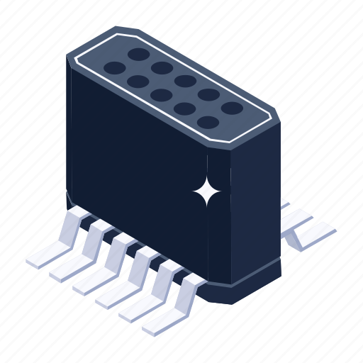 Ic circuit, ic, electric circuit, microcontroller, integrated circuit icon - Download on Iconfinder