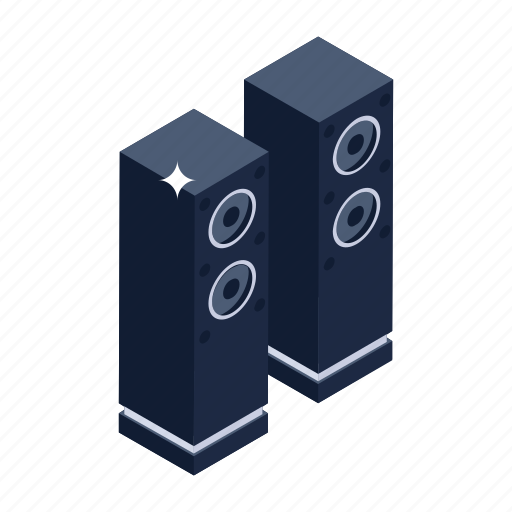 Audio speakers, stereo system, sound stereo, sound speakers icon - Download on Iconfinder