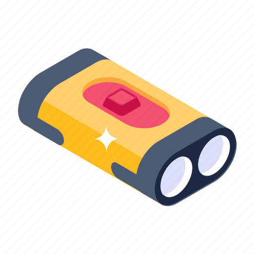 Portable torch, portable flashlight, battery light, torch lamp, camping torch icon - Download on Iconfinder