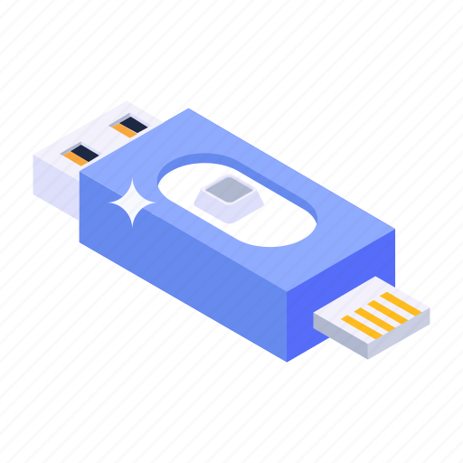 Usb, data usb, external storage, flash drive, universal serial bus icon - Download on Iconfinder