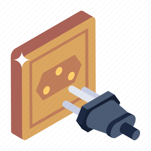 Plug in, switch cord, electric socket, power cord, plug outlet icon - Download on Iconfinder
