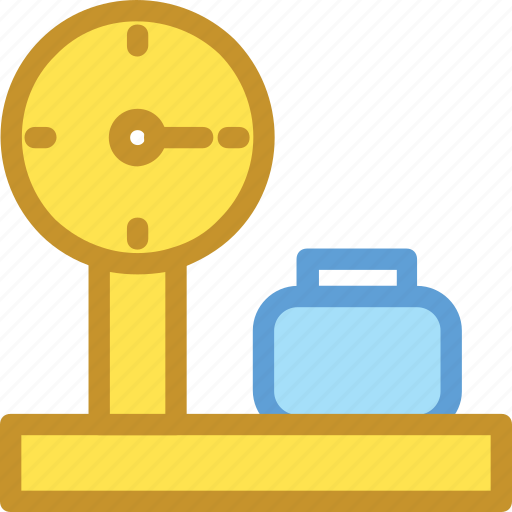 Airport scale, check in, industrial scale, luggage scale, weight scale icon - Download on Iconfinder