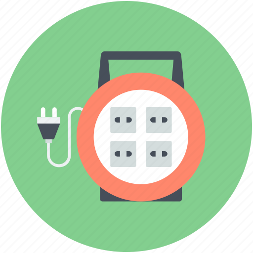 Electricity, extension cable, extension lead, power extension, power supply icon - Download on Iconfinder