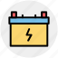 battery, car battery, charging, charging indicator, power supply 