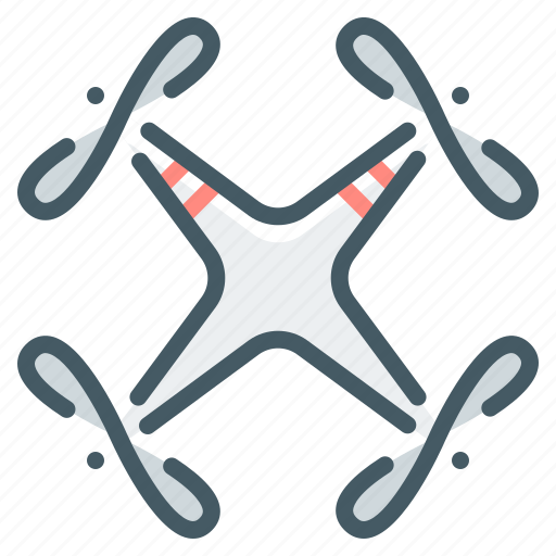 Drone, quadcopter, quadrocopter, robot icon - Download on Iconfinder