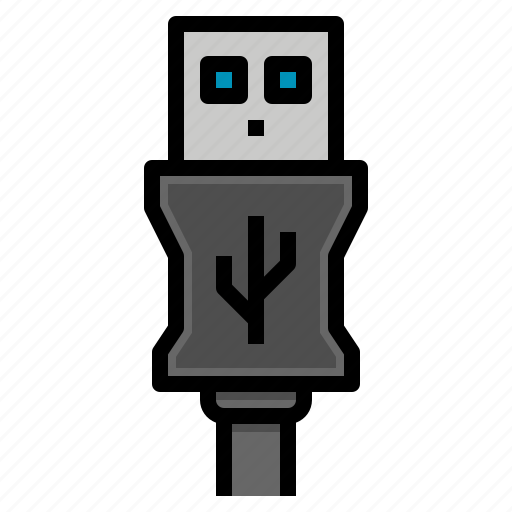 Cable, connection, devices, port, usb icon - Download on Iconfinder