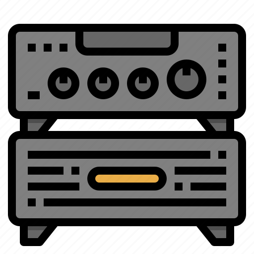 Amp, amplifier, electronics, guitar, receiver icon - Download on Iconfinder