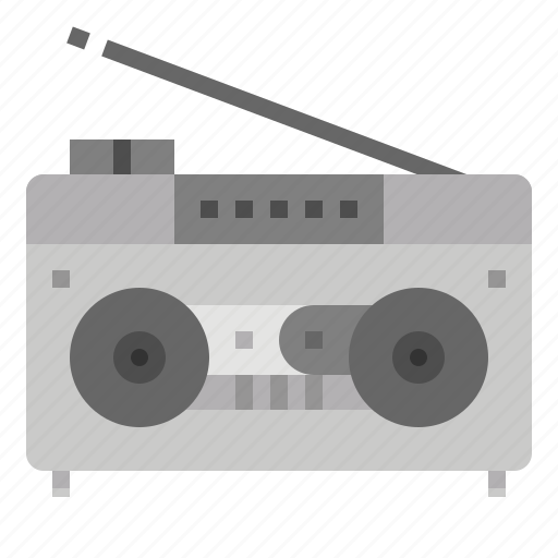 Cassette, electronics, music, player, tape icon - Download on Iconfinder