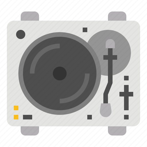Device, dj, music, turntable, vynil icon - Download on Iconfinder