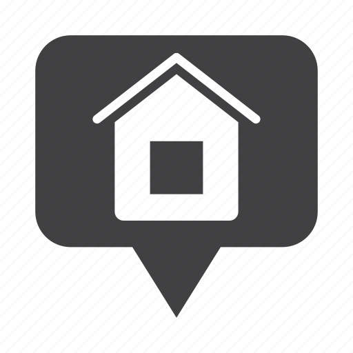 Home, house, map, marker, navigation icon - Download on Iconfinder