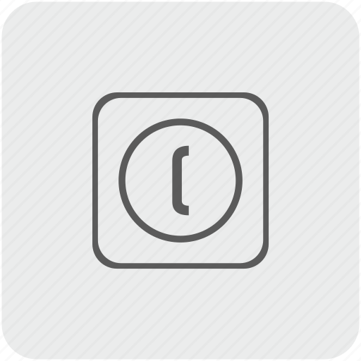 Bracket, function, key, keyboard, left, math icon - Download on Iconfinder