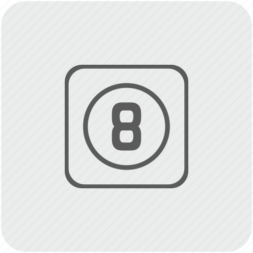 Eight, key, keyboard, number icon - Download on Iconfinder