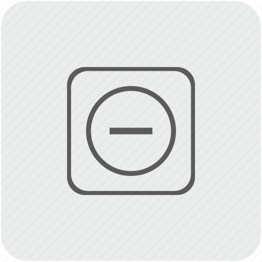 Function, key, keyboard, math, minus icon - Download on Iconfinder