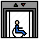 disabled, elevator, transportation, lift
